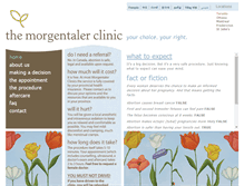 Tablet Screenshot of morgentaler.ca